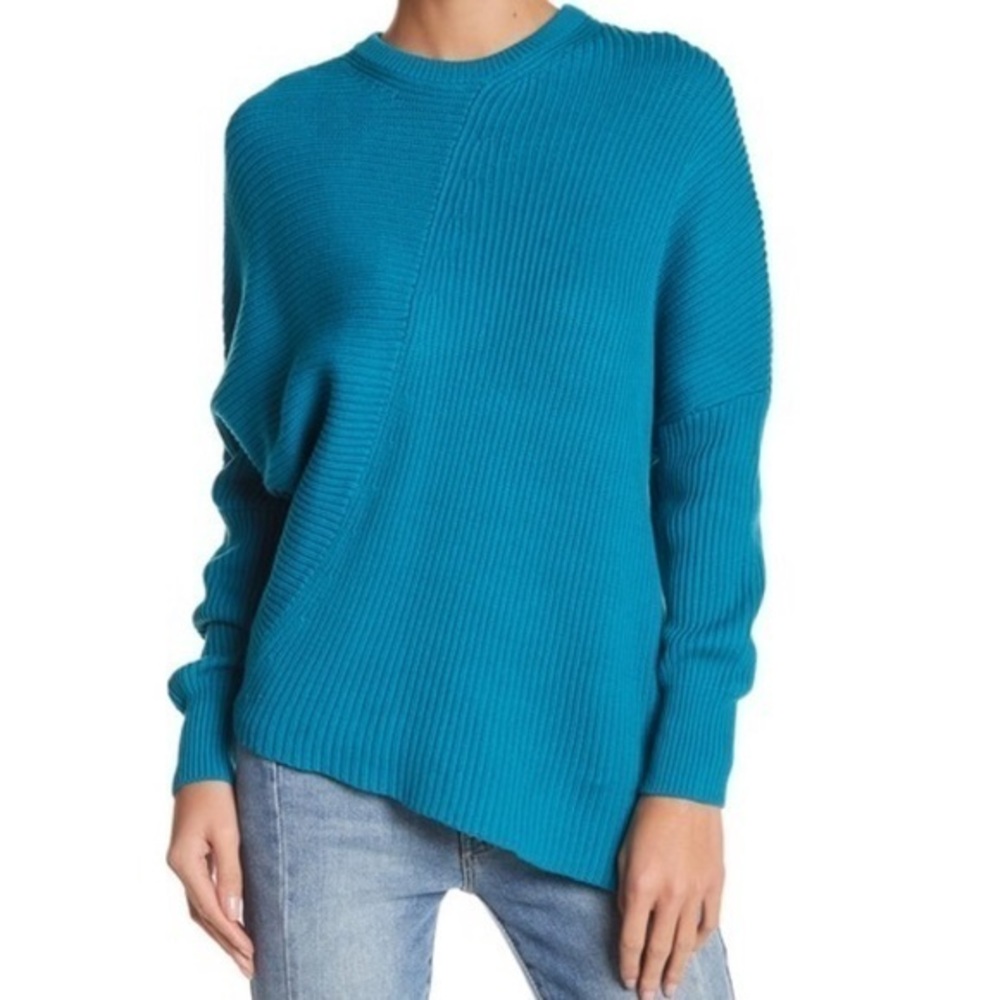 Free People Teal Sweater